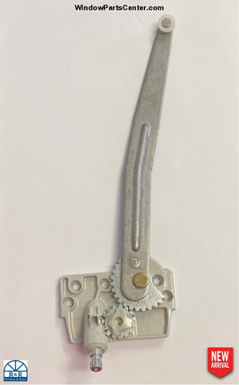 Left Hand S1131 Known Part Numbers Stamps on Operator: S1-1081-223, C-1081-211 Ashland Straight Arm Casement Operator Known Part Numbers Stamps on Left Hand Operator (sliver spline and gears) : S1-1081-223, C-1081-211,  1081