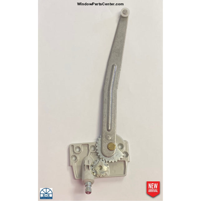 Left Hand S1131 Known Part Numbers Stamps on Operator: S1-1081-223, C-1081-211 Ashland Straight Arm Casement Operator Known Part Numbers Stamps on Left Hand Operator (sliver spline and gears) : S1-1081-223, C-1081-211,  1081