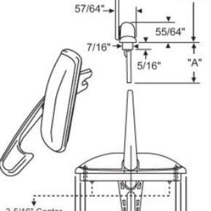 S2009 Roto-Frank Multi Point Window Locking Handle Known Part Number:  OP05-7520-00