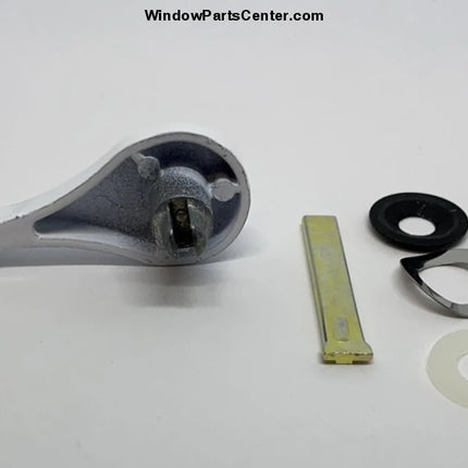 S3019 - Patio Door Handle Thumb Turn Replacement Kit With Full Tail Amesbury Truth - R&R Photo Copyright 2/9/21