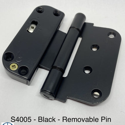 HG210 HG200 S4005 S4006 S4007 S4008 - Amesbury Truth Dual Adjustable Door Hinge Black / Steel Removable Pin