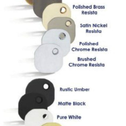 S4011 Hoppe Adjustable Hinge  - Set Hinge Color Finish Options