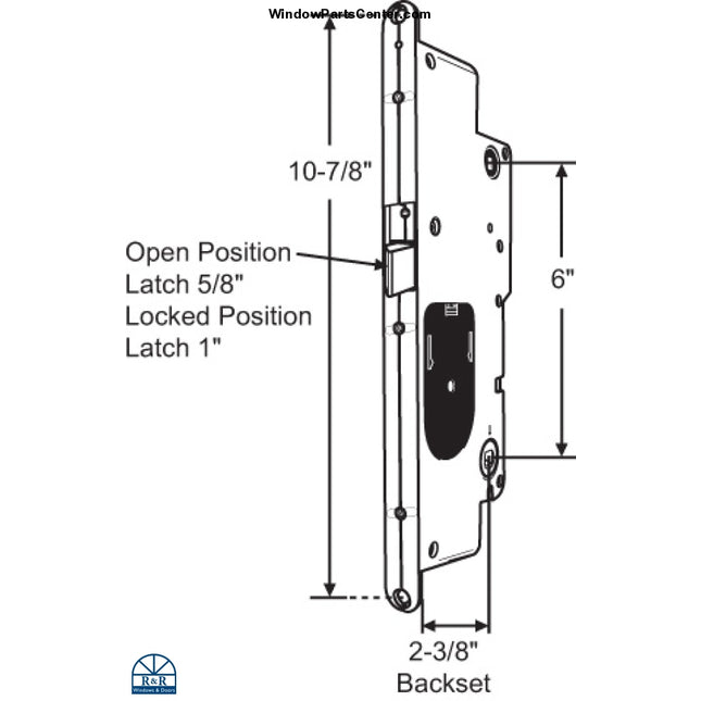 S4112 - Peachtree Multipoint Mortise Lock Citadel IPD Citation