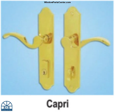 S4114 GU Ferco 45MM  Swinging Door Handles Trim Sets - Handle Above Style