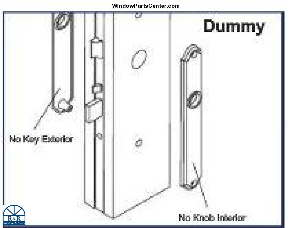 S4200D Dummy Hoppe Munchen Series M112Pl/374N Swinging Door Handle