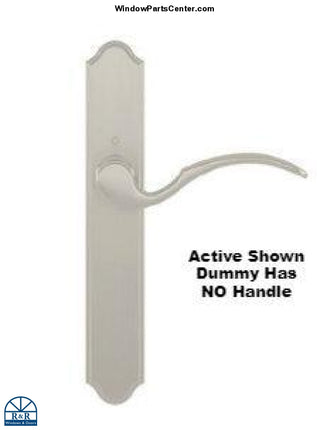 S4200AC Active - With Cylinder- Hoppe Munchen Series M112Pl/374N- Swinging Door Handle Sets