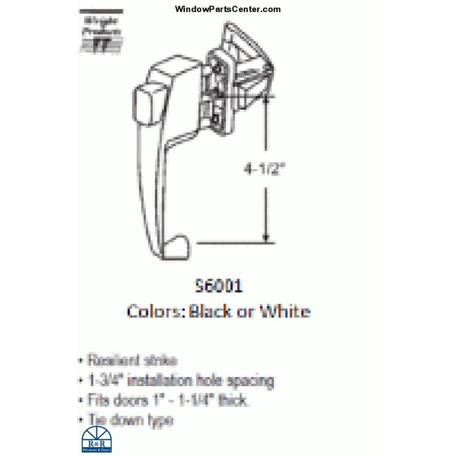 Screen Handle "Tie Down Type" Wright Product