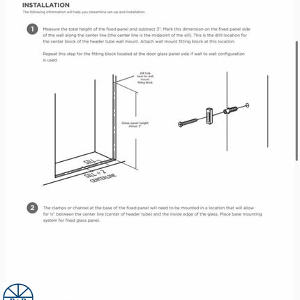 S800 - Brixwell 22-268Bnk And 22-268Bch Gliding Shower Door System