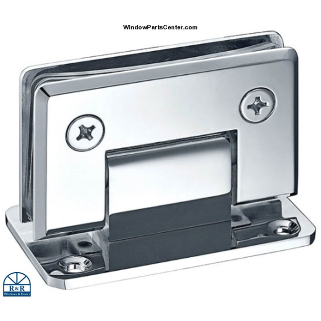 S805 Brixwell Standard Duty Shower Door Hinge Bevel Edge 90 Degree Glass to wall 22-272BCH and 22-272BNK