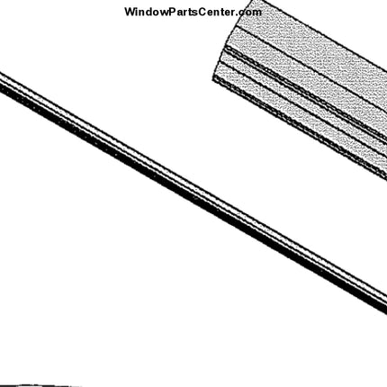 Part Number SP15488 - Amesbury Truth Sierra Pacific Casement Foam Filled Weather Strip Horizontal