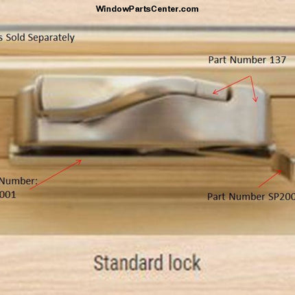 Sp20002 Amesbury Truth Casement Awning Uto Lock Handle Window Parts