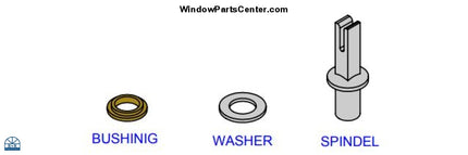 Sp40001 - Hoppe Thumb Turn Shaft Bushing Washer And Spindle Fork Kit Door HardwareSP40001 - Hoppe Thumb Turn Shaft Bushing Washer and Spindle Fork Thumb Turn ShaftKit Known Part Numbers: HPS2070803BU / HPS2080737WS / HPS2061421SP