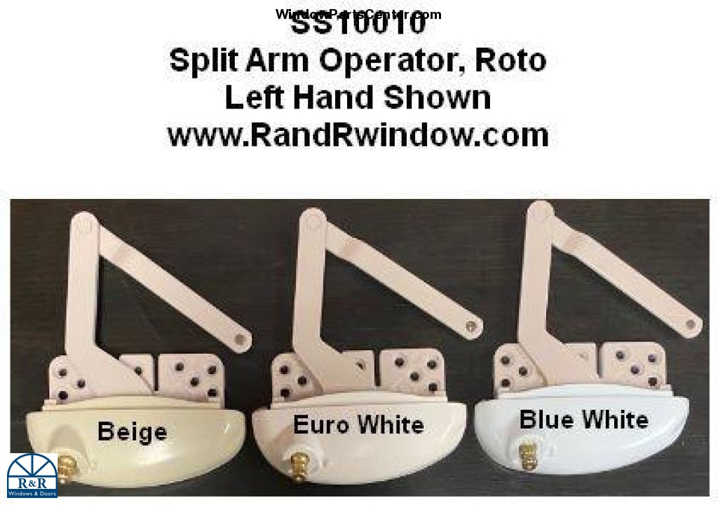 Surface Mount Roto Operator SS10010 Roto X Drive Pro Drive Split Arm Dyad Casement Operator With N ...