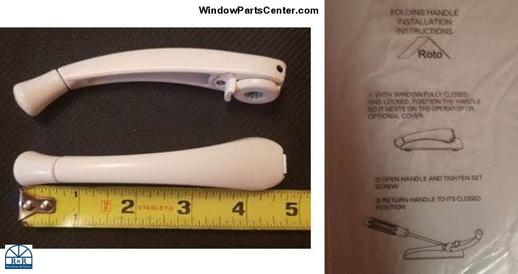 Window Roto Operator Handle Adapter SS10012 - Roto X Drive Handle for Casement and Awning Window Operator ...