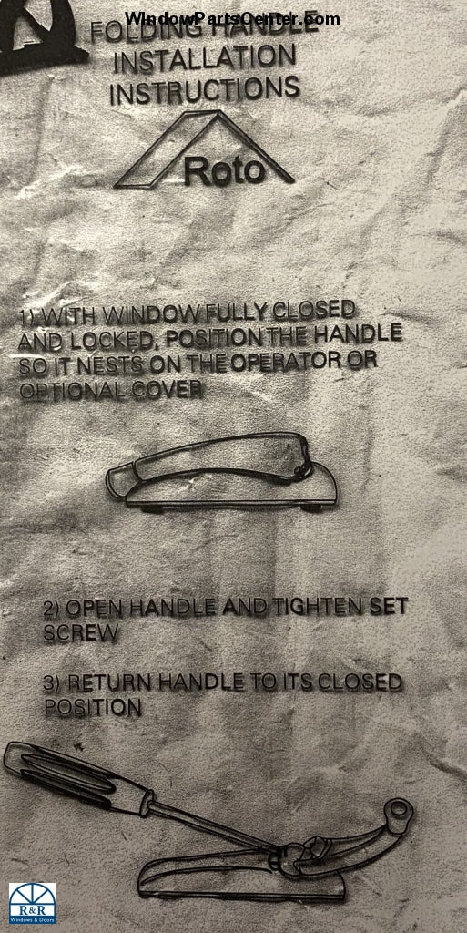 Window Roto Operator Handle Adapter SS10012 - Roto X Drive Handle for Casement and Awning Window Operator ...