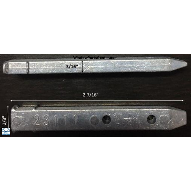 Part Number SS20013 - Pivot Bar for SuperSeal Single Hung Window, also known by part number 23111