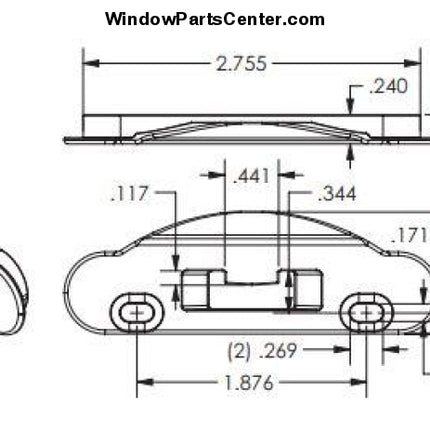 Ss20016 Flush Mount Tilt And Lock Sash With Wash Feature - Kit Zx-11Dt Double Hung