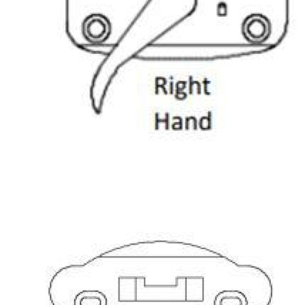 SS20016 Flush Mount Tilt and Lock Sash Lock - Kit ZX-11DT