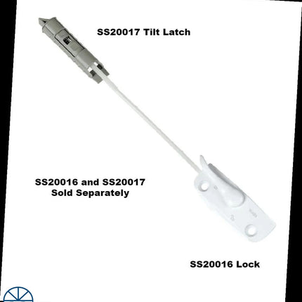 Ss20016 Flush Mount Tilt And Lock Sash With Wash Feature - Kit Zx-11Dt Double Hung