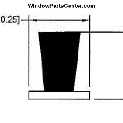 Ss978 - Weatherstrip For Superseal Vinyl Windows .210 X .187 Weather-Strip