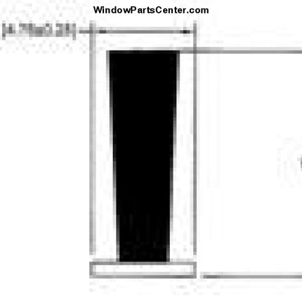 Ss979 - Weatherstrip For Superseal Windows Designer Single Hung Weather-Strip