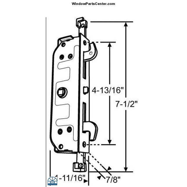 Two Point Mortise Lock Milgard Classic Series For Sliding Patio Door Product Information Page Doors